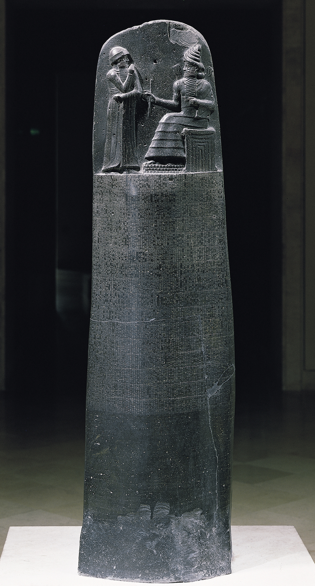 Code of Hammurabi stela, Babylon
1792 to 1750 BC