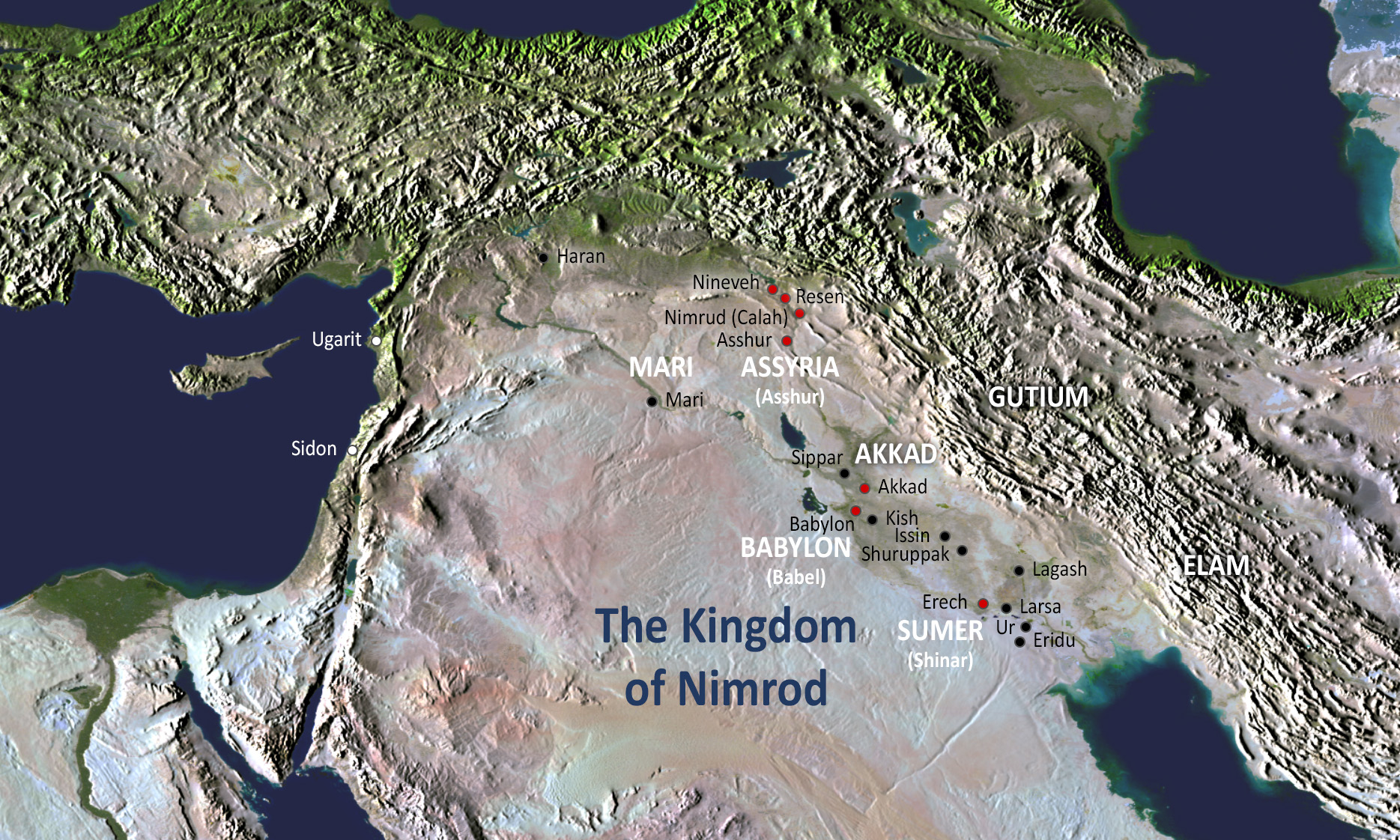 Cities of the Kingdom of Nimrod